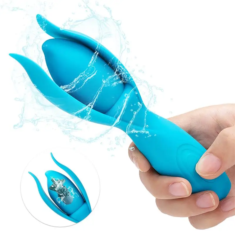 Женская секс игрушка вибратор двойная вибрация женский клитор влагалище