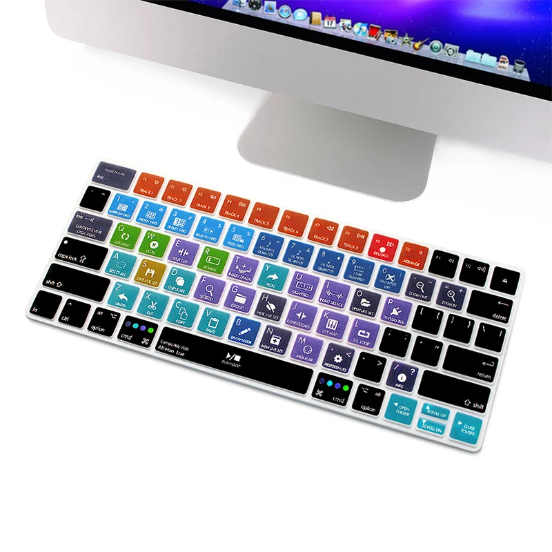 Чехол для клавиатуры HRH Ableton с функцией горячих клавиш силиконовая защитная