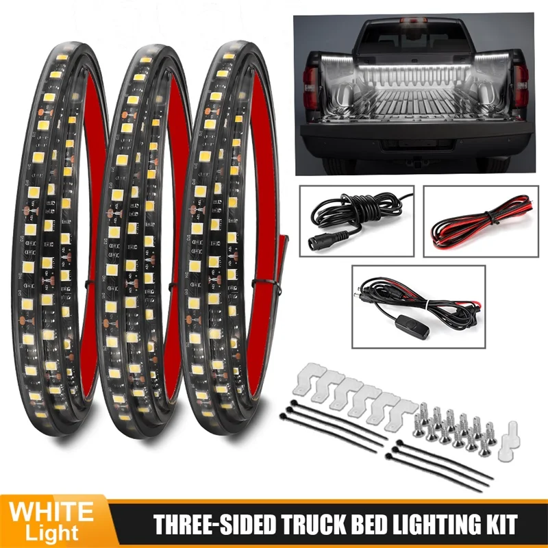 3 шт. 60 &quotсветильник вая лента для грузовика Белая светодиодная лампа задний