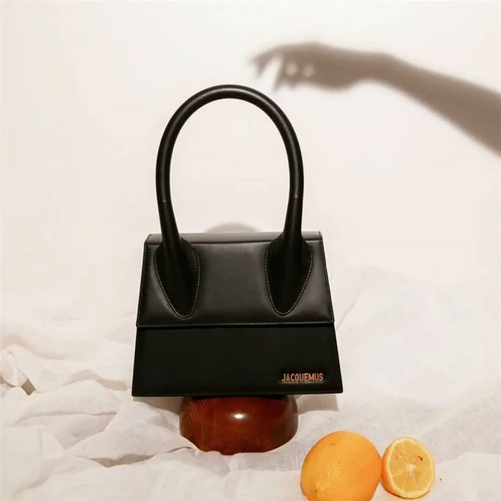 

Jacquemus Small Crossbody Bags For Women 2020 Solid Color PU Leather Shoulder Bag Luxury Designer Female Handbags New Tote Bags