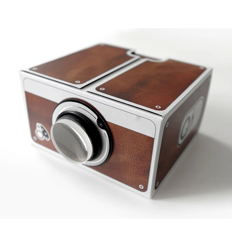 Портативный картонный проектор для смартфона Huawei Xiaomi сделай сам мобильный