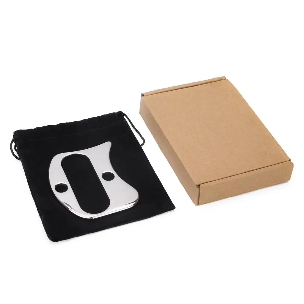 

Guasha Massage Plate Stainless Steel Gua Sha Massage Tool for Relieve Muscles Scraper Physical Therapy SPA Board Skin Care Tool