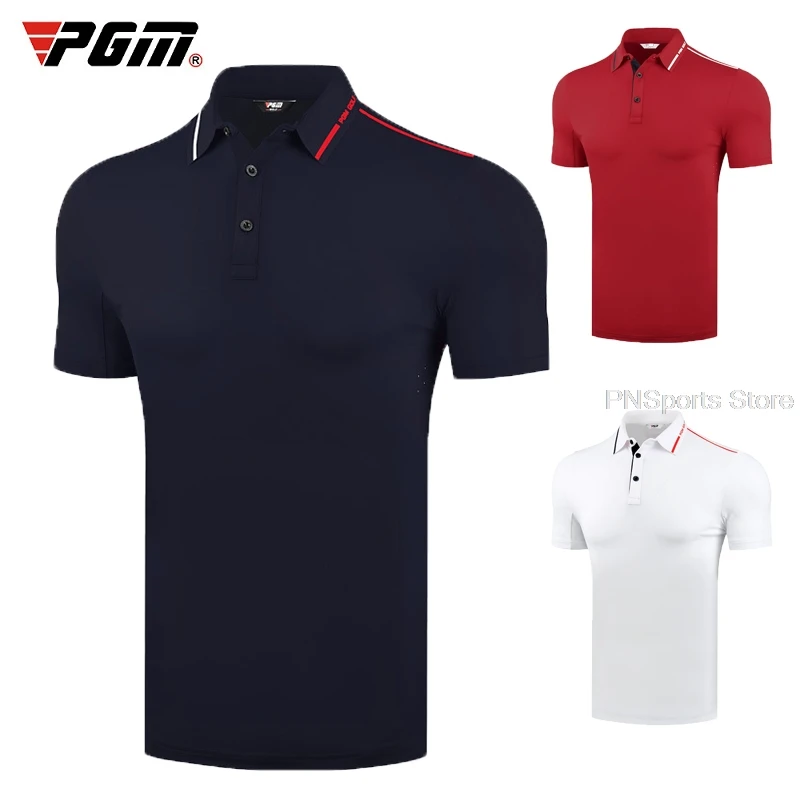 

Golf T-Shirt Men's Golf Wear Short Sleeved Tops Man Breathable Sports Quick Dry Clothing Male Leisure Soft Polo Shirts M-XXL