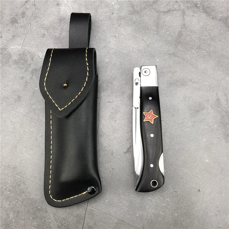 Складной карманный нож Finka NKVD KGB wit EDC ручной клинок из черной и белой смолы ручка