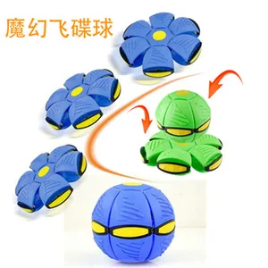 Flying UFO Flat Throw Disc Ball Toy Kid Outdoor Garden Football Game
Magic UFO Deformation Flying Ball Funny Training Toys