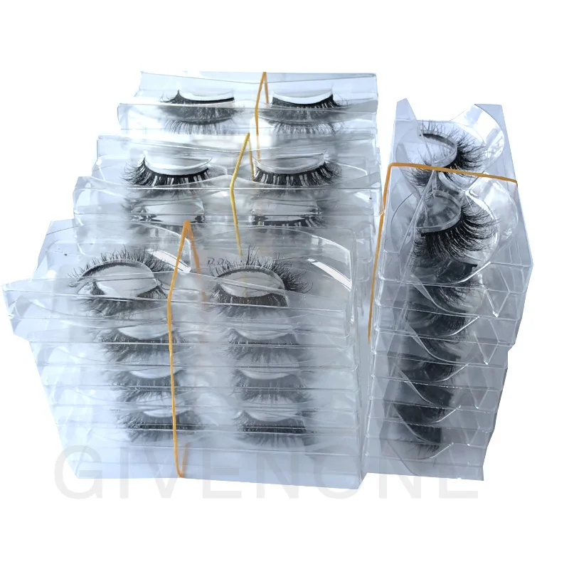

5D Mink Eyelashes Wholesale 25MM mink Lashes Handmade Dramatic Lashes Fluffy Natural Fake Eyelashes Dramatic Makeup Eye Lashes