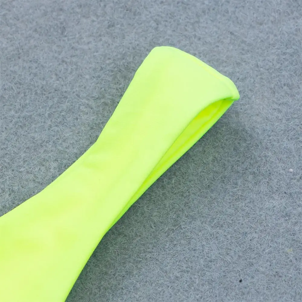 Сексуальный купальник для девочек флуоресцентный зеленый однотонный бикини