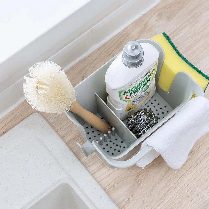 Kitchen Dishcloth Holder Sink Sponge Stand Rack Towel Rag Hanger Shelf for Bathroom Dish Cloth Drain Organizer | Дом и сад
