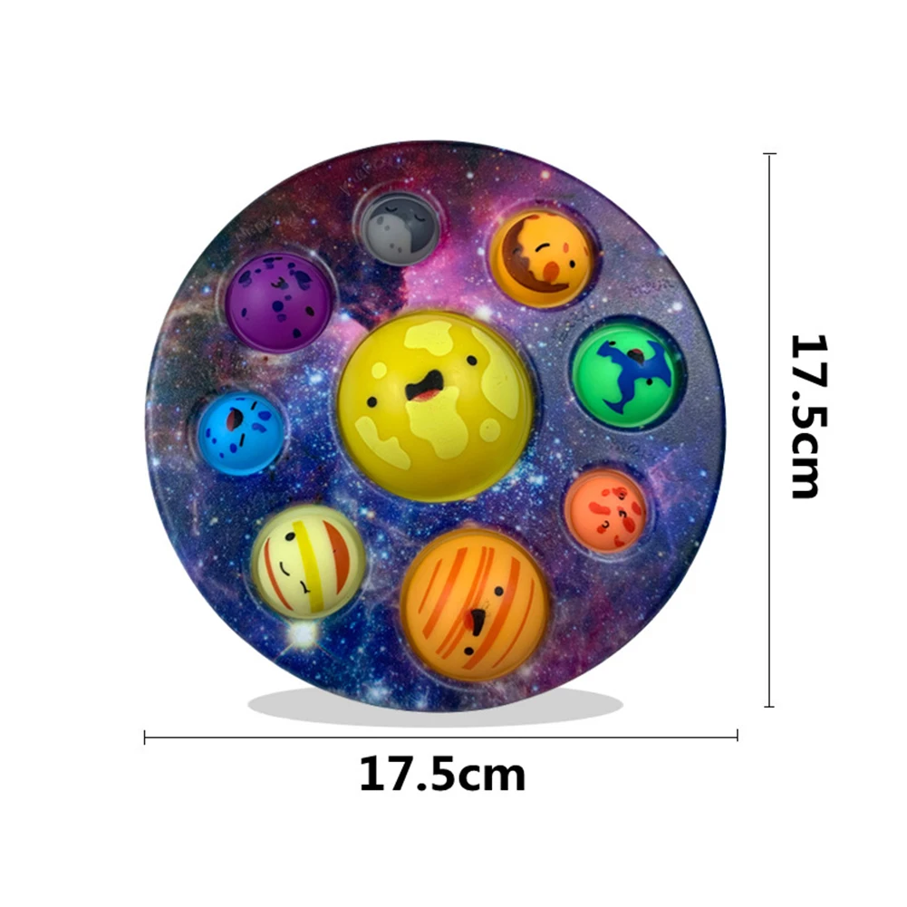

Finger Bubble Kneading Decompression Squeeze Toy Fingertips Anti-Stress Toy Star Bling Bling Toy Bubble Kneading Decompression