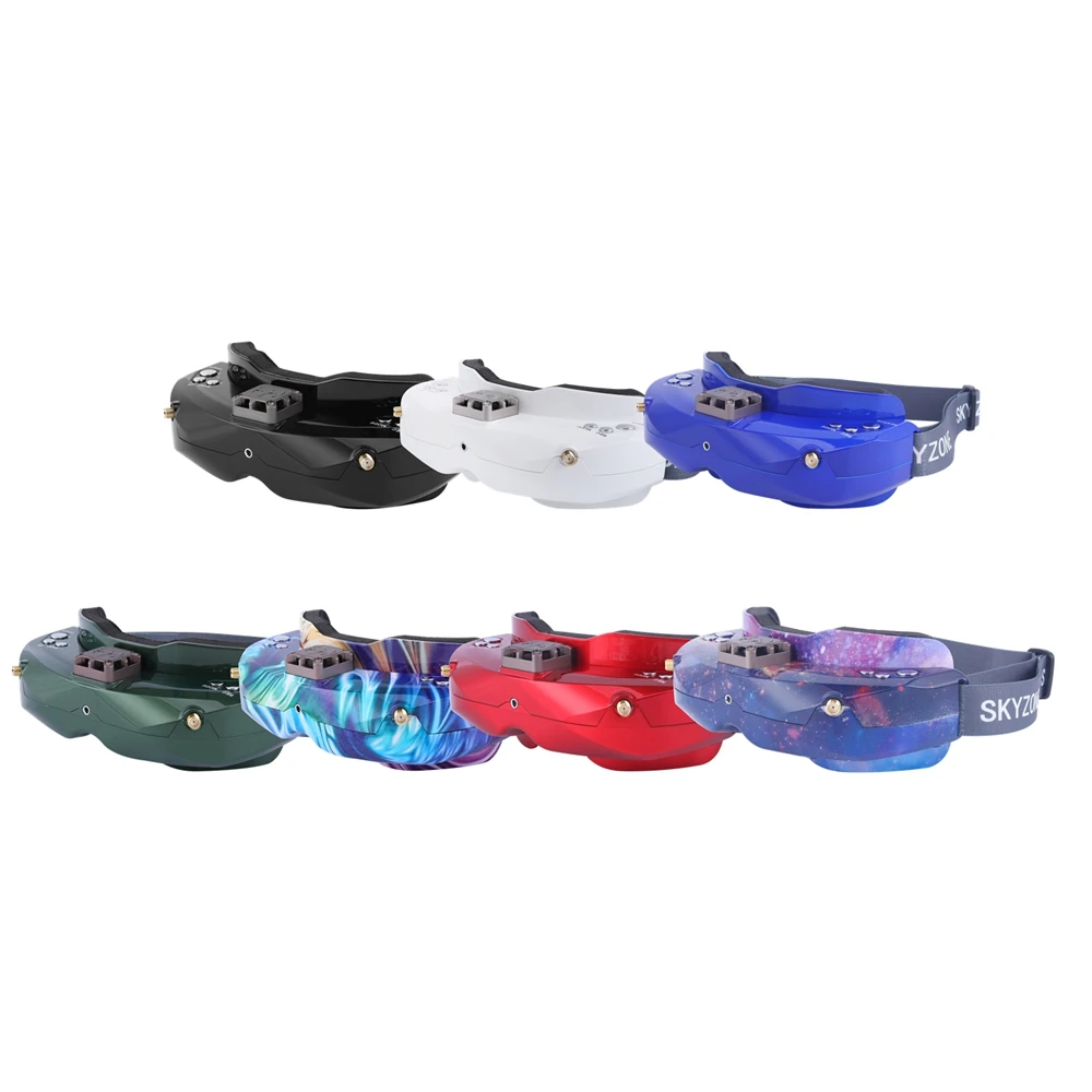 SKYZONE SKY02X 5 8 ГГц 48CH Diversity FPV очки Поддержка 2D/3D отслеживания головы с вентилятором DVR