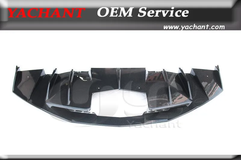 Авто-Стайлинг сухой углеродного волокна задний бампер диффузор пригодный для