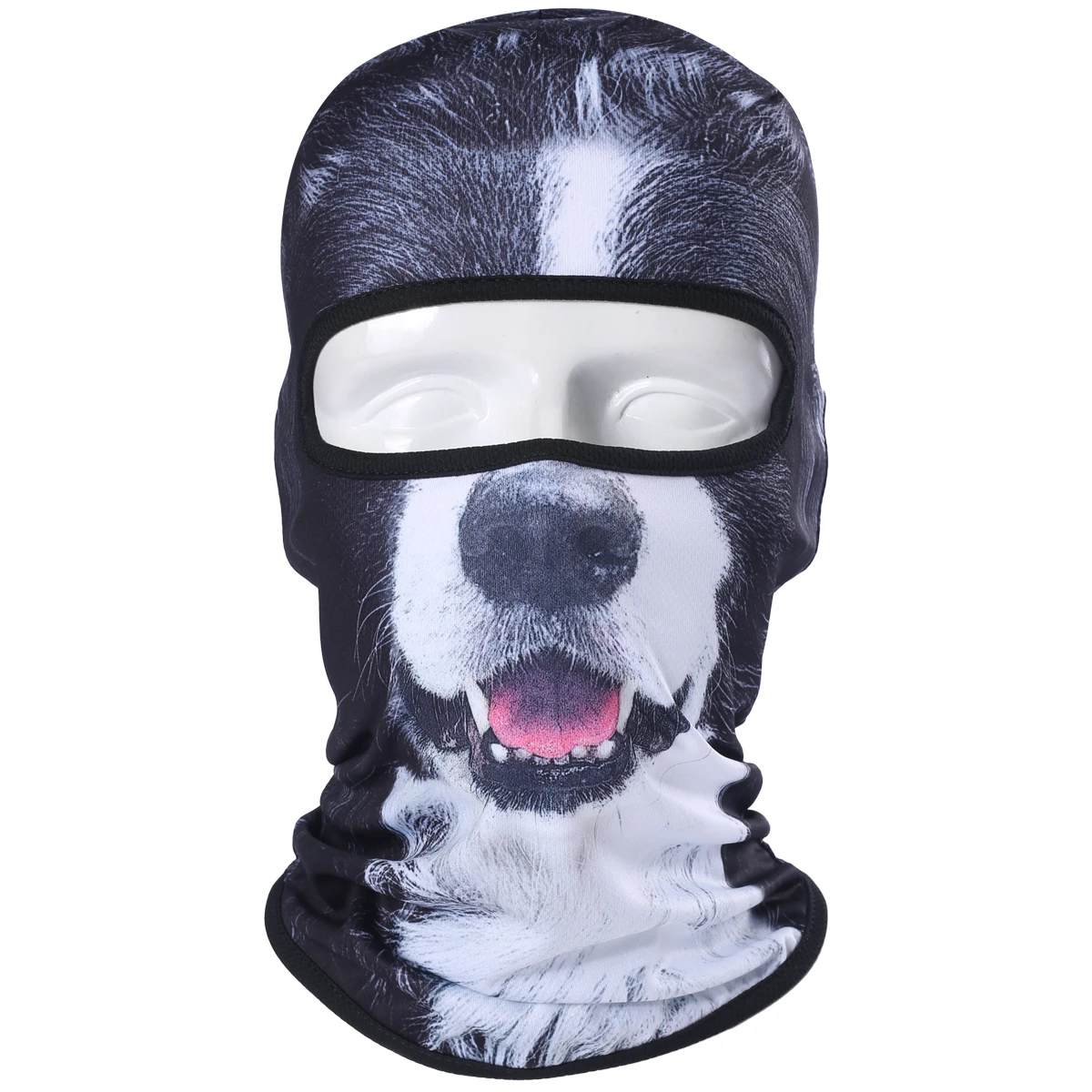 3D кошка собака милые животные Ветрозащитная Балаклава Skullies Beanie Забавный ШЛЕМ ЛАЙНЕР зимняя шапка теплая маска для лица шапка для женщин и мужчин - Цвет: BNB117