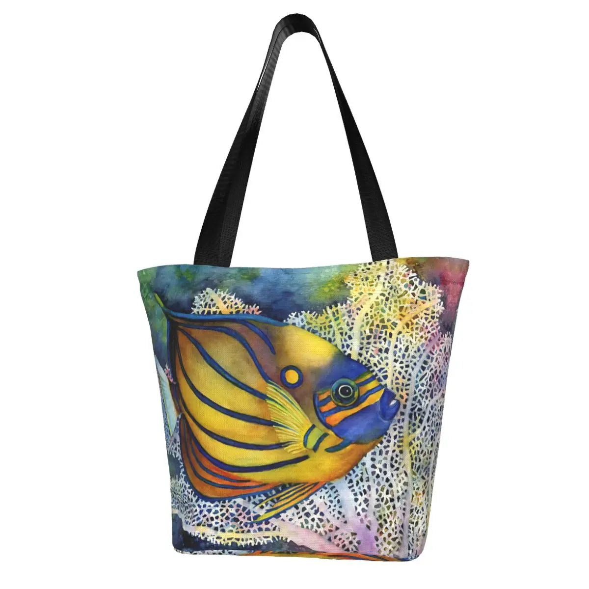 

Fish Shopping Bag Funny Polyester Business Handbag Woman Gifts Bags