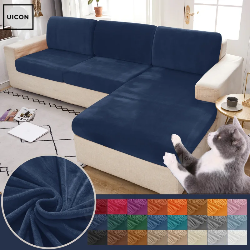 

Elastic Sofa Seat Covers for Living Room Cushion Cover decoritive sectional Couch Slipcovers Funiture Protector Chaise Lounge