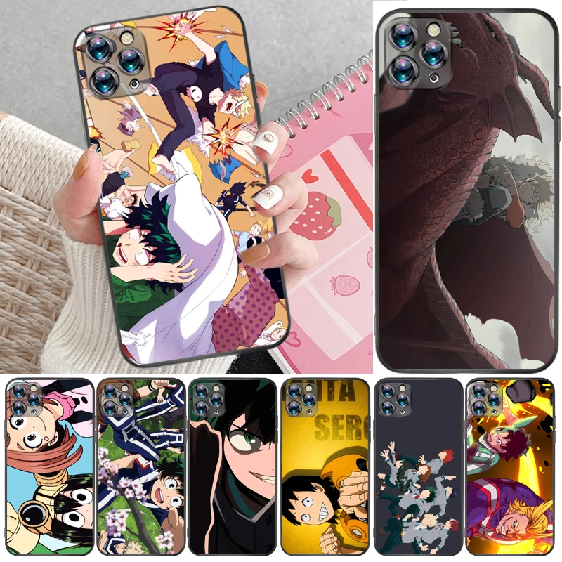 

My Hero Academia Tomura Boku Bakugou Katsuki Dabi Shigaraki Todoroki Shouto Phone Case For iPhone 6 6S Plus 7 8 Cases Coque