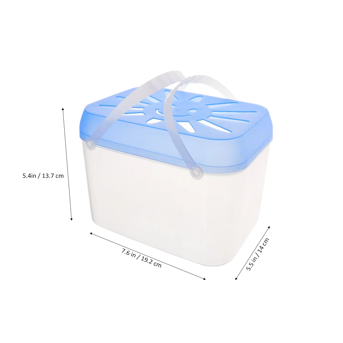 Large Portable Transparent PP Plastic Fish Tank Small Pet Nest for Home Decoration Random Color | Дом и сад