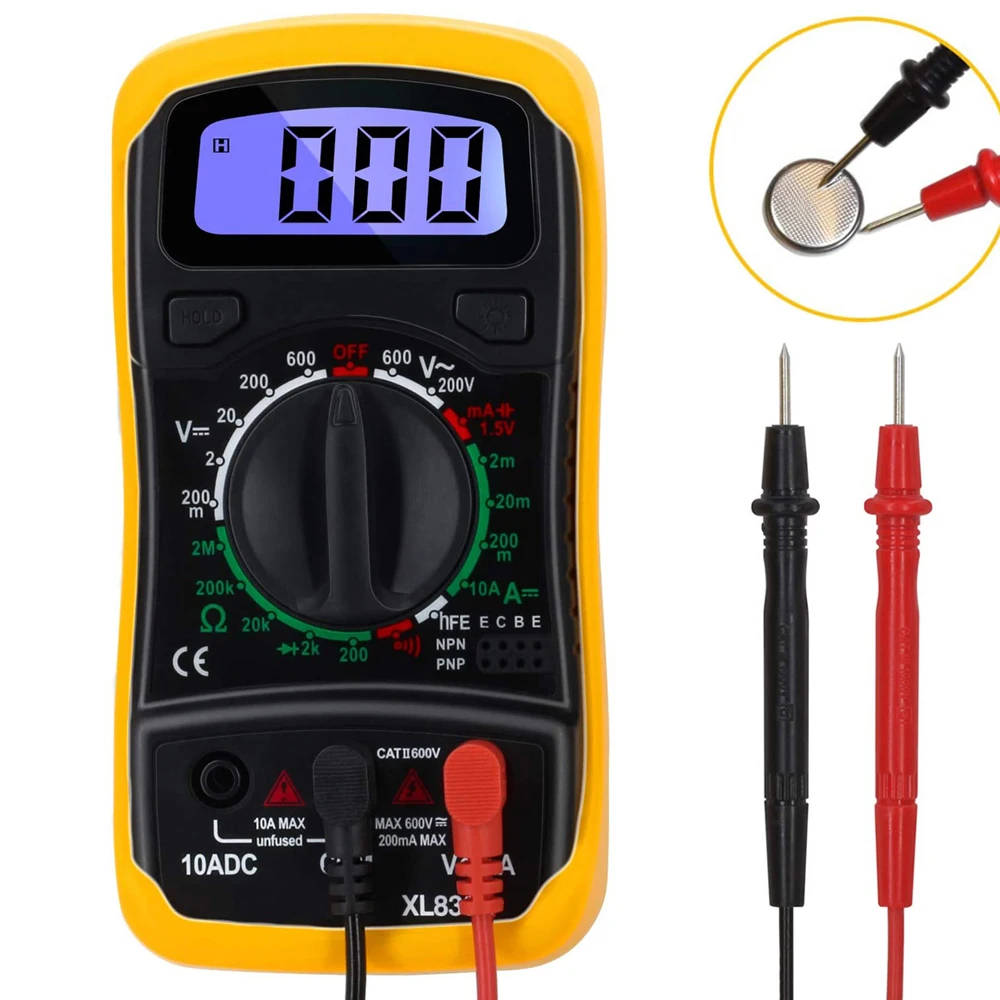 Цифровой мультиметр Автомобильный Электрический тестер сопротивления