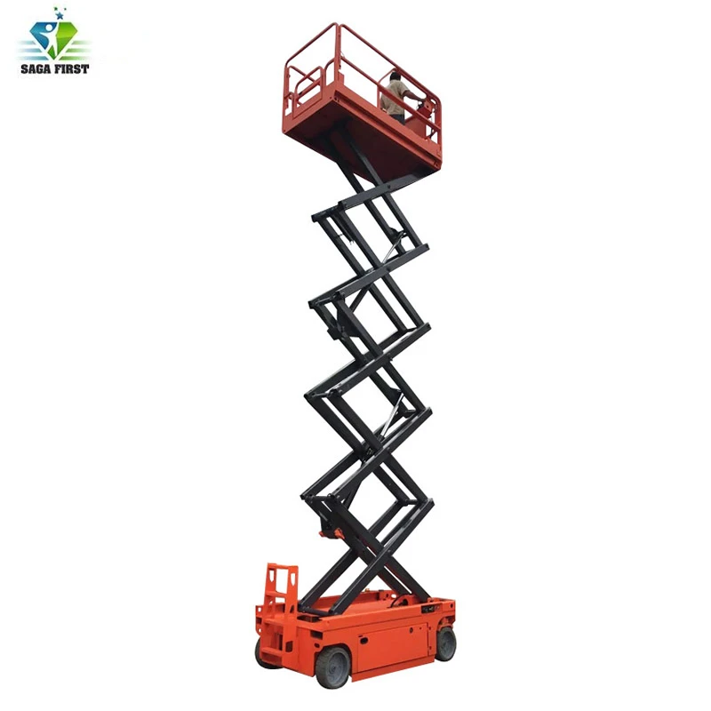 8m 10m Driveable Self Propelled Man Scissor Lift Platform