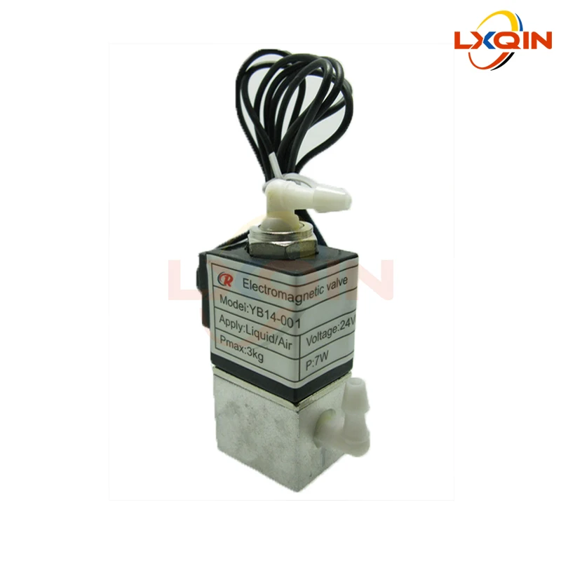 LXQIN 2 шт. УФ/сольвентный принтер 2/3 Way Ink электромагнитный клапан для Myjet Infinity Flora JHF