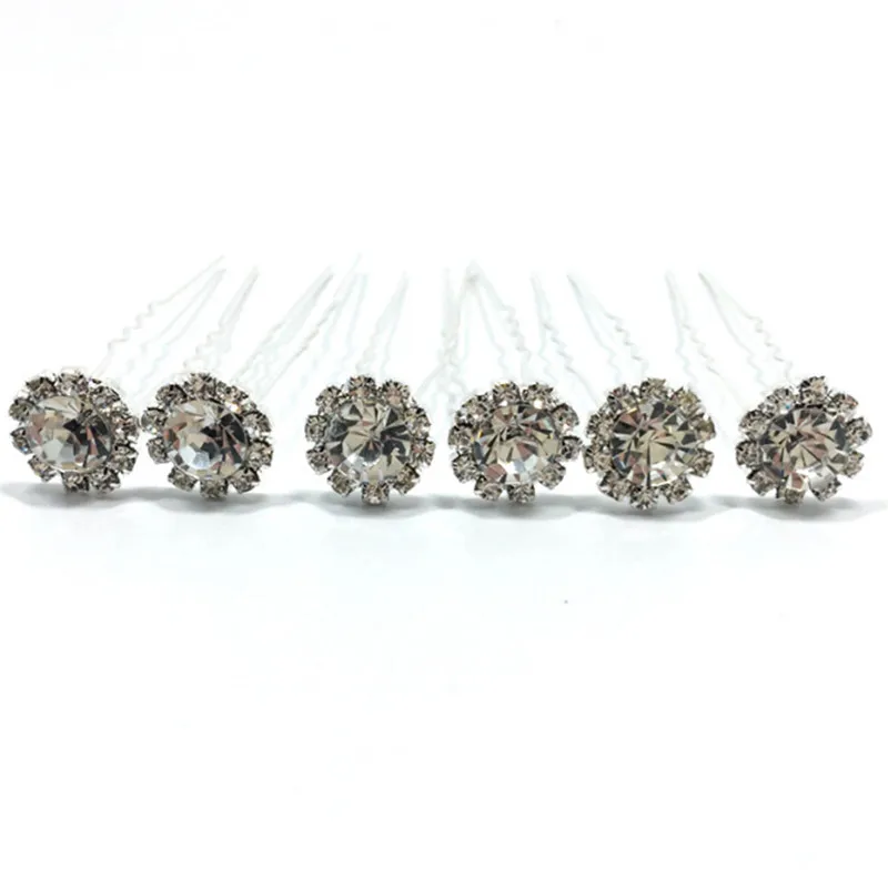 

10Pcs/lot Crystal Hair Sticks Women Wedding Bridal Hair Jewelry Hair Accessories