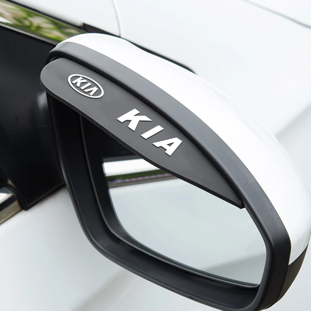 

Car Rearview Mirror Rain Water Rainproof Eyebrow Cover Side Shield Car Accessories For KIA K2 K3 K4 K5 Sorento Sportage Optima R