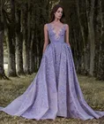 Сексуальные сиреневые платья для выпускного а-силуэта с прозрачным вырезом вечернее платье для конкурса для женщин вечернее платье для вечевечерние свадебное платье
