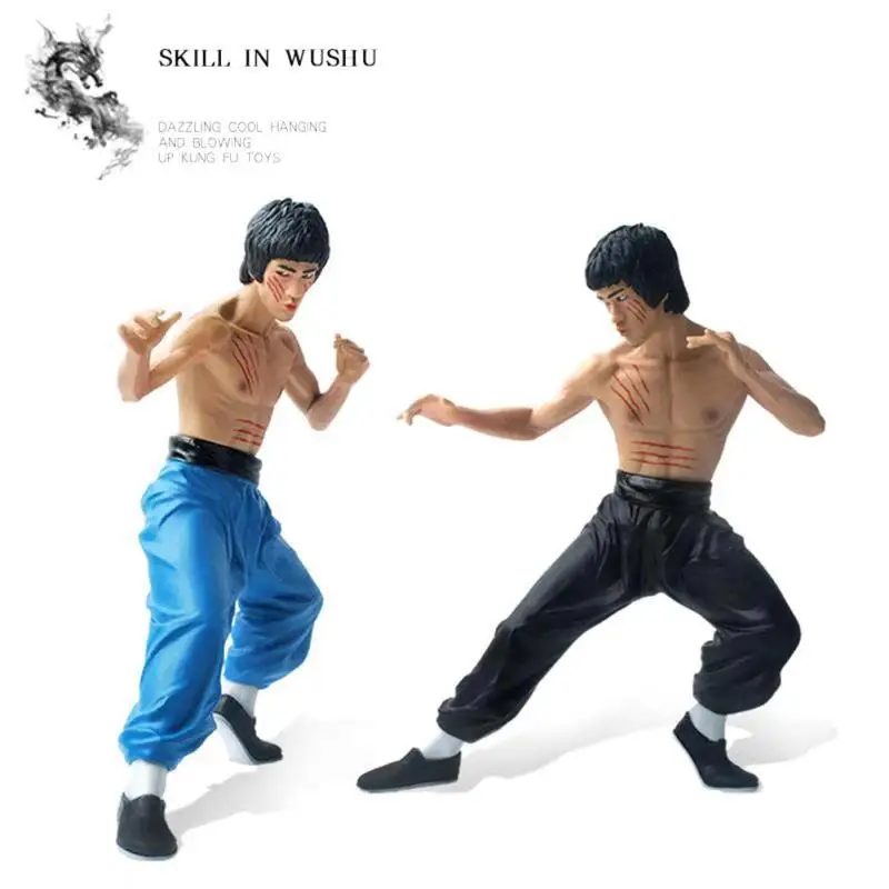 34 см Брюс Ли Боевая версия ПВХ фигурка Коллекционная модель игрушки|Игровые