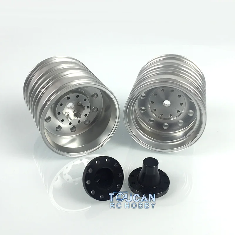 

US Stock LESU Rear Wheels Metal Hub for Model 1/14 RC Trailer Tractor Truck Tamiya DIY TH02497-SMT4