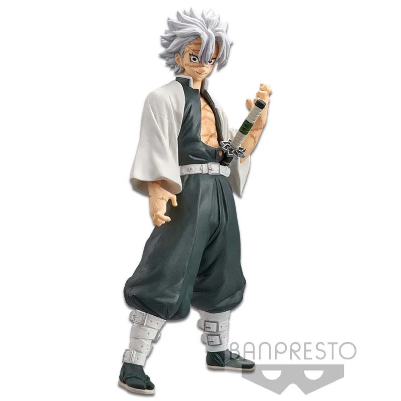 

Bandai Pre-Sale Demon Slayer Anime Figurals Shinazugawa Sanemi Action Figure Toys Anime Periphery Demon Slayer Model Gift Dolls