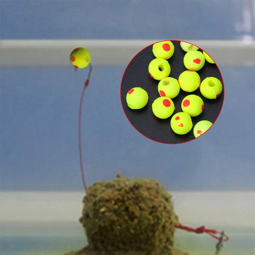 20 шт./компл. бусинки из ЭВА поплавковая Рыболовная Снасть для карпа двухцветная