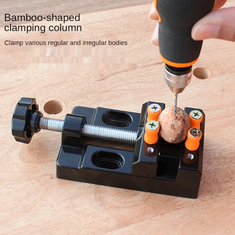 

Flat Table Jaw Bench Clamp Mini Universal 57mm Drill Press Vice Opening Parallel Craft Carving Tool Table Vise Sculpture