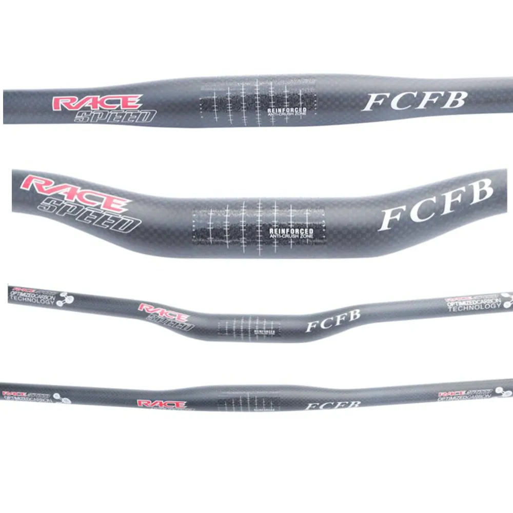 

FCFB BMX full carbon fiber folding bicycle flat rise handlebar handle 3k 25.4 *460/480/500/520/540/560/580/600/620/640--720mm