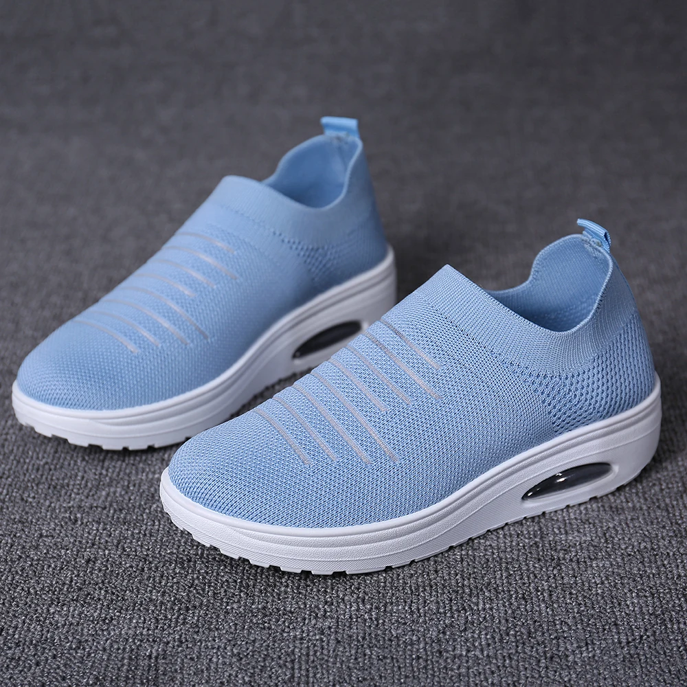 

Women Wedges Casual Shoes Women High Heel Sneakers Women Platform Shoes Zapatilla De Mujer Outdoor Walking Shoes i 345