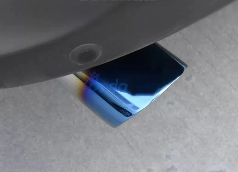 Автомобильный Стайлинг Ti черный цвет глушитель выхлопной трубы наконечник 2017 2018