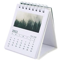 1pc mini 2022 calendar creative paper tabletop calendar office desktop calendar