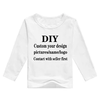kids long sleeve t shirt baby custom your own design t shirt boysgirls diy clothescontact with seller first