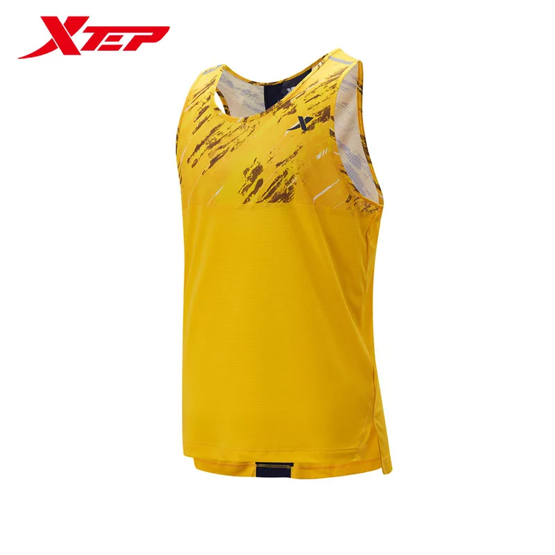 

Мужские майки для бега Xtep Marathon, модная повседневная майка, одежда для спортзала 979129090170