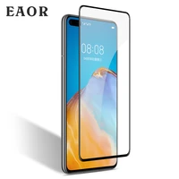 eaor 1 3pcs full cover explosion proof tempered glass film screen protector for huawei p30 p40 nova 7 8 se pro silk screen film