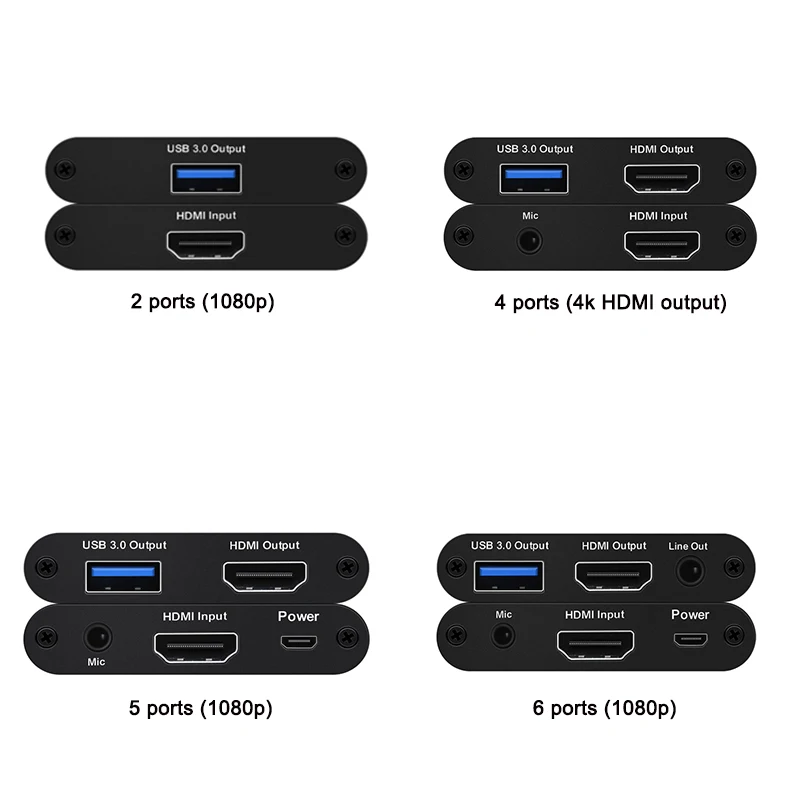 KuWFi 4K видеозахвата USB3.0 к USB карта ключ игра потоковая прямая трансляция с