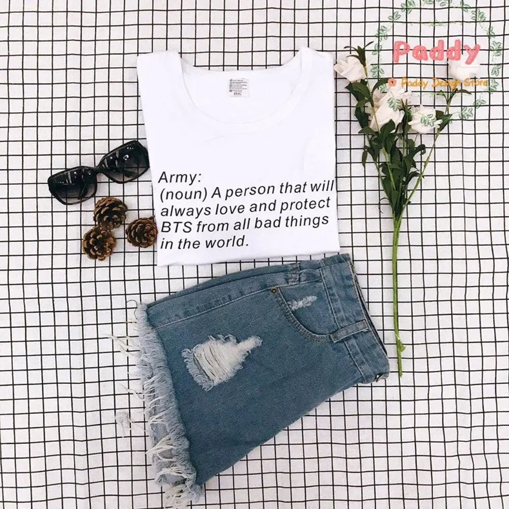 Футболка с надписью Noun A Person Kpop модные корейские классные футболки в стиле хип хоп