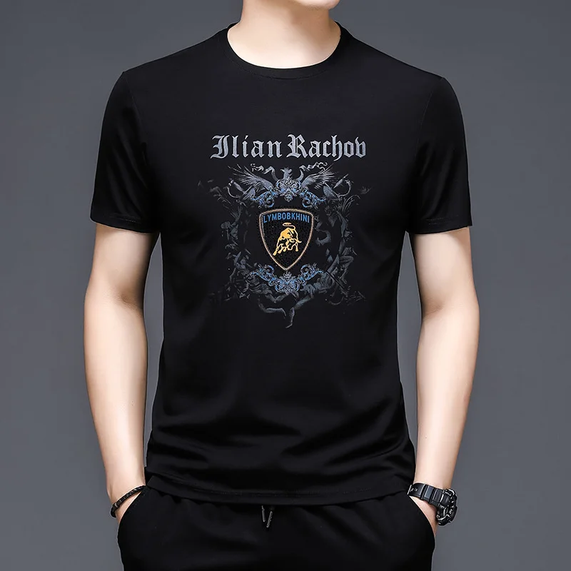 

Men's Wear 2021 Korean Summer New Short Sleeve T-shirt Men's Leisure Trend Half Sleeve Upper Garment Men's Wear top