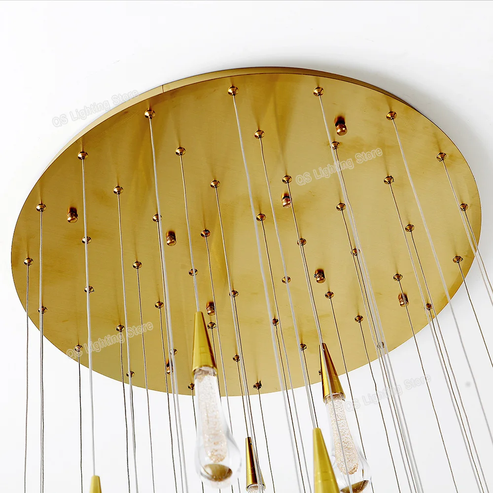 Современный светильник из искусственных кристаллов потолочный Декор для дома