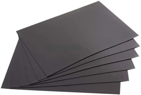 Магнитные листы A4, черные Магнитные Коврики для холодильника, фото и картин, магниты для рукоделия, магнитные с одной стороны, 0,5 мм