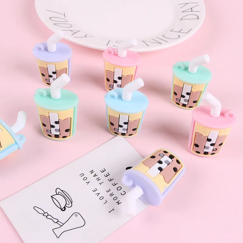 5 шт. симпатичная мягкая жемчужная молочная чайная чашка плоская спина кабошон с