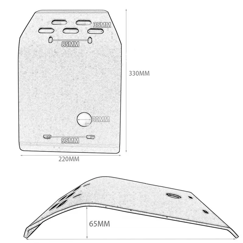 Защита двигателя мотоцикла крышка противоскользящая пластина для Yamaha Serow XT250 Tricker
