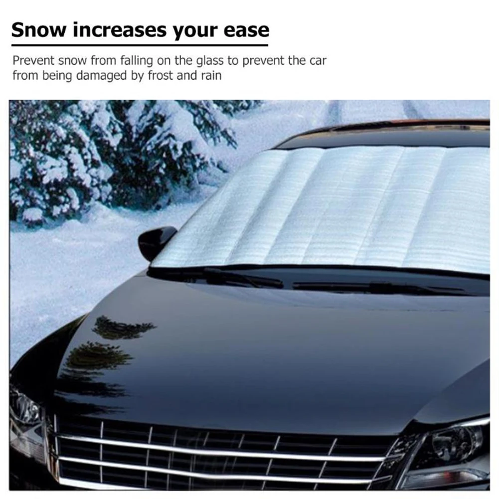 Car Accessories Windshield Snow Cover Front Sunshade Weather-Resistant 59" x 27.5" | Автомобили и мотоциклы