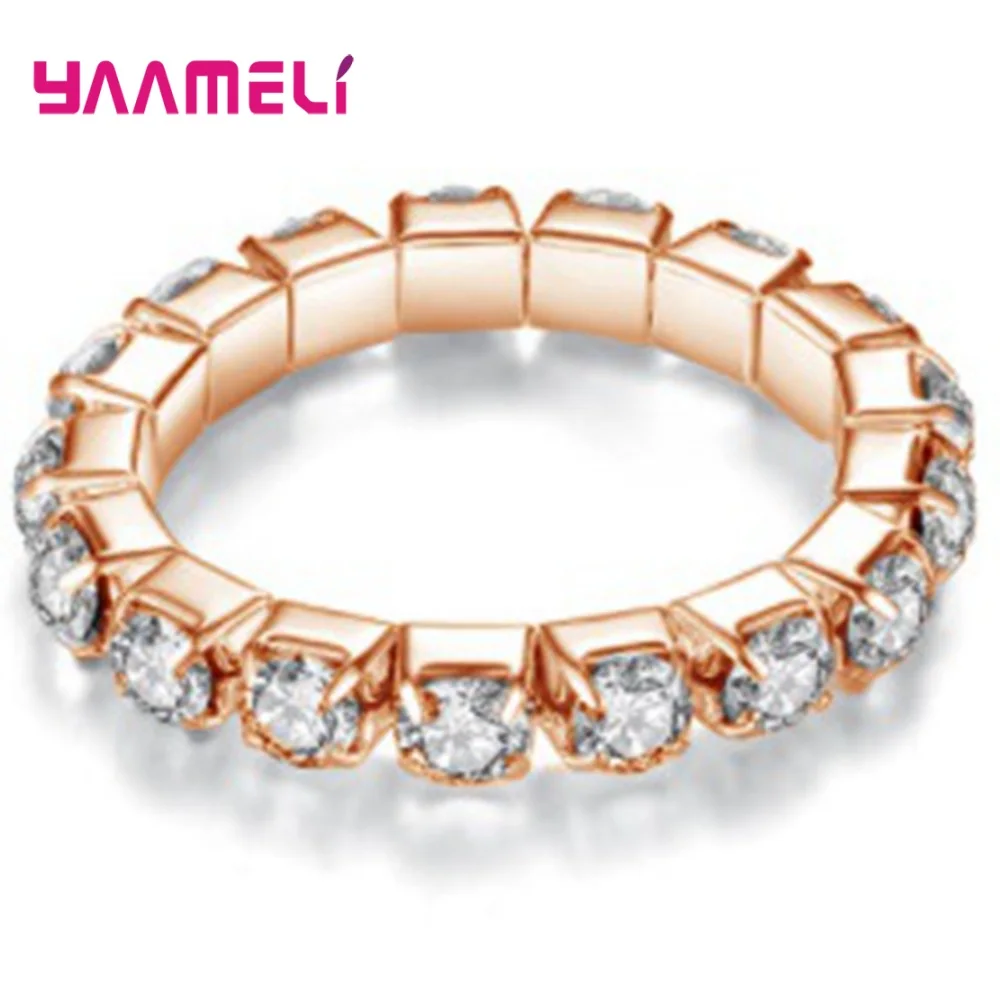 Женское кольцо стразы из серебра 925 пробы с инкрустацией фианитами|Кольца| |