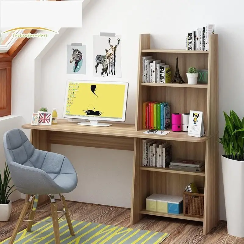 

Escritorio Mueble Schreibtisch Office Bed Pliante Tafelkleed Notebook Bedside Mesa Desk Laptop Stand Tablo Table With Bookcase
