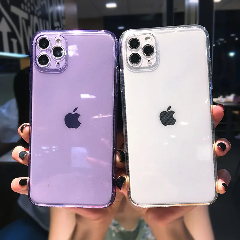 Чехол для телефона Lovebay флуоресцентный прозрачный iPhone 11 Pro Max XR X XS 7 8 Plus мягкий ТПУ
