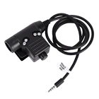 Военный адаптер для гарнитуры U94 PTT для Icom Kenwood Midland Motorola Talkabout мобильный телефон, рация, гарнитура, кабель PTT